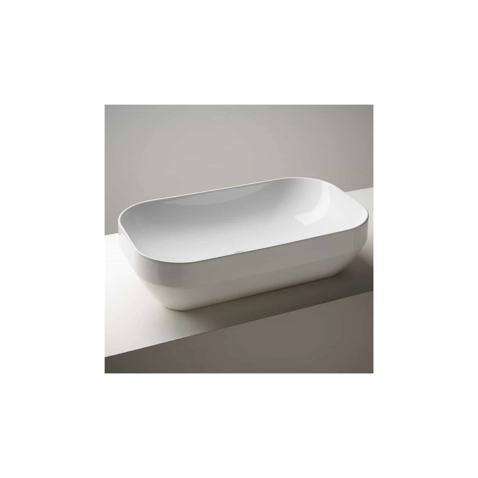 Lavabo Appoggio 120x45x20 Cm - Modello LA10 Per Bagno Moderno